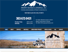 Tablet Screenshot of frontrangelandfill.com